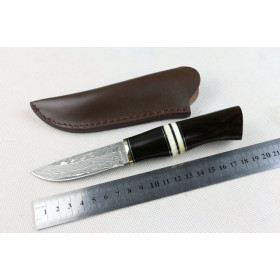Northern Europe classic collection ebony small hunting knife UD402203 